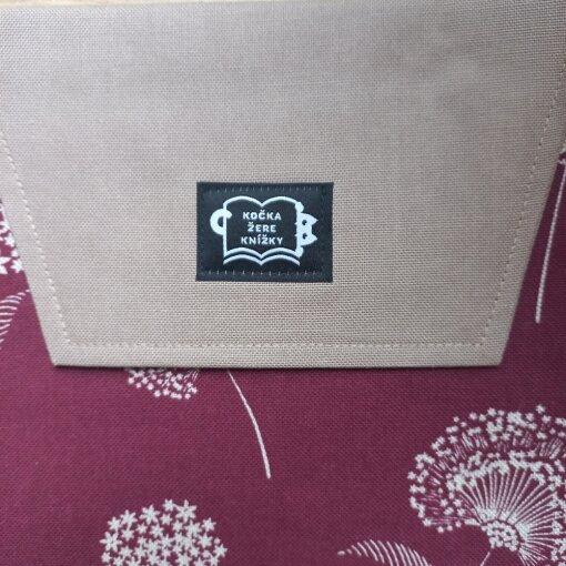 Obal na knihu - pampeliška vínová